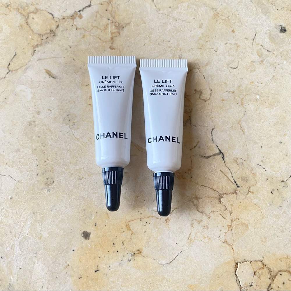 Chanel Le Lift Eye Cream Duo - White Tubes